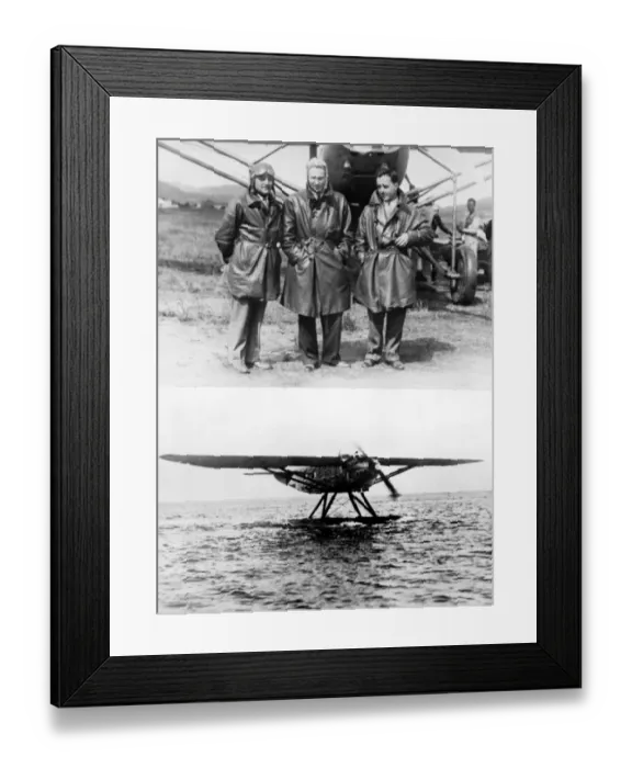 Framed Print : Flying-Mermoz-Dabry-Gimie