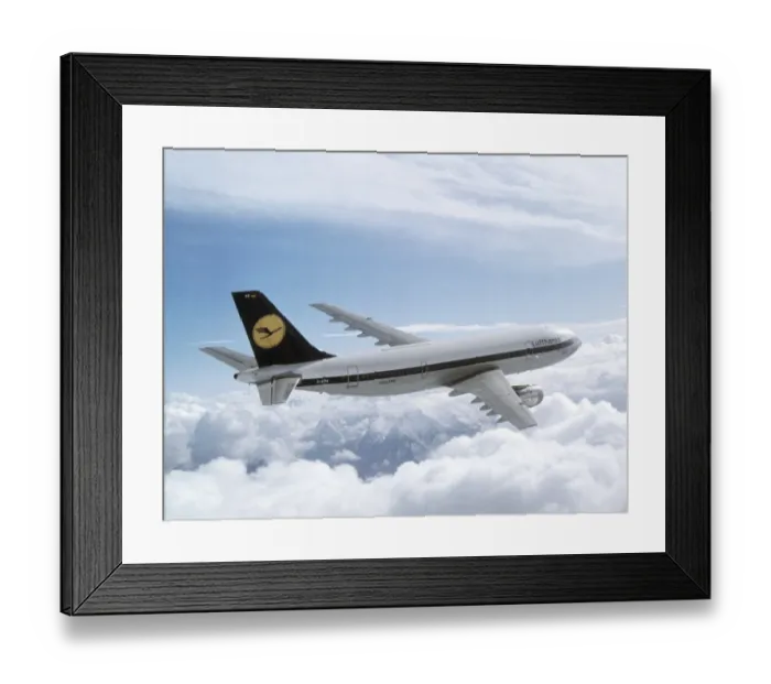 Framed Print : Aviation-Airbus-A300B-Lufthansa