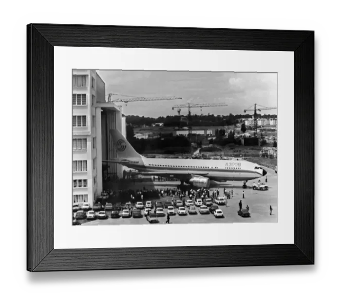 Framed Print : Airbus-A300-Concorde