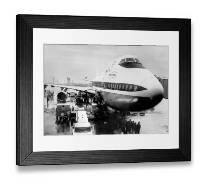 Framed Print : Aviation-Boeing 747