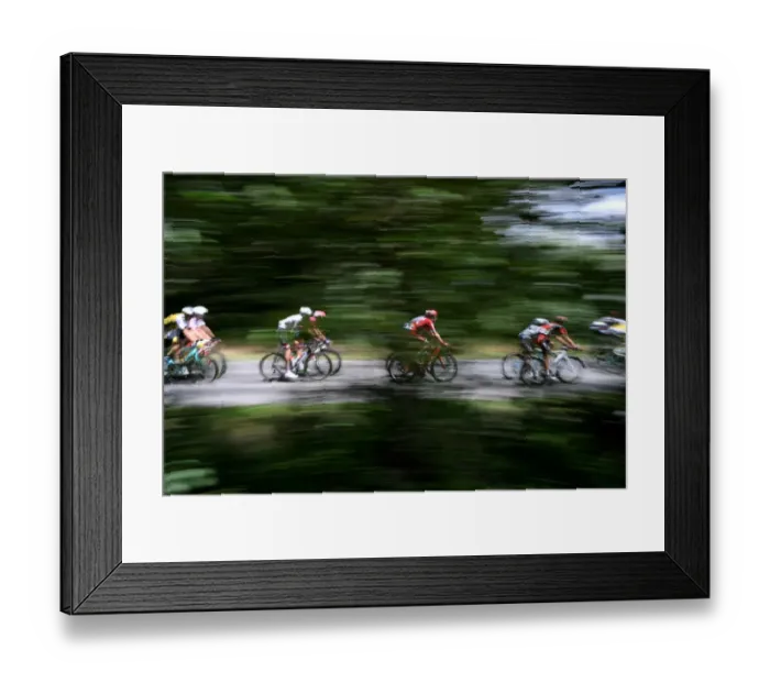 Framed Print : Cycling-Fra-Tdf2016-Pack-Postcard Framed Print : Cycling-Fra-Tdf2016-Pack-Postcard