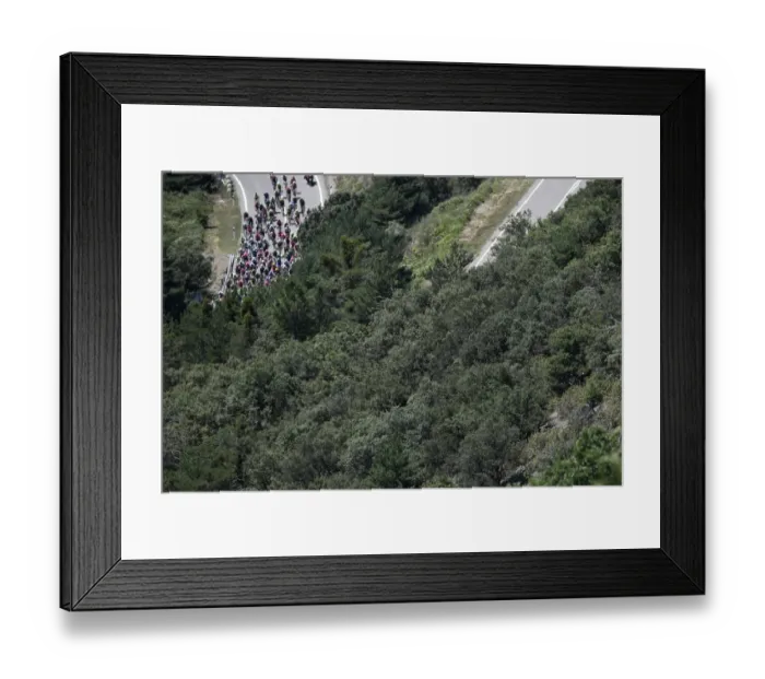 Framed Print : Cycling-Fra-Tdf2016-Pack-Postcard