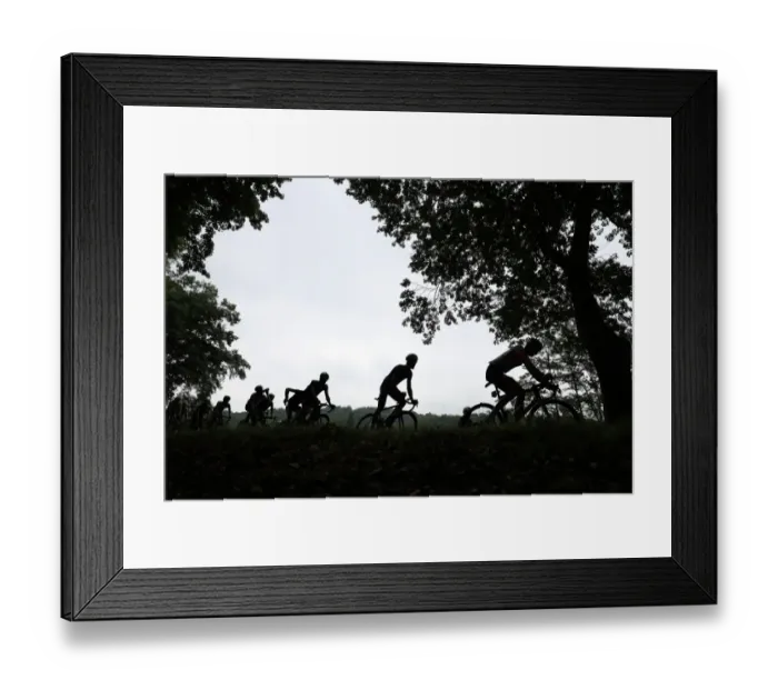 Framed Print : Cycling-Fra-Tdf2016-Postcard