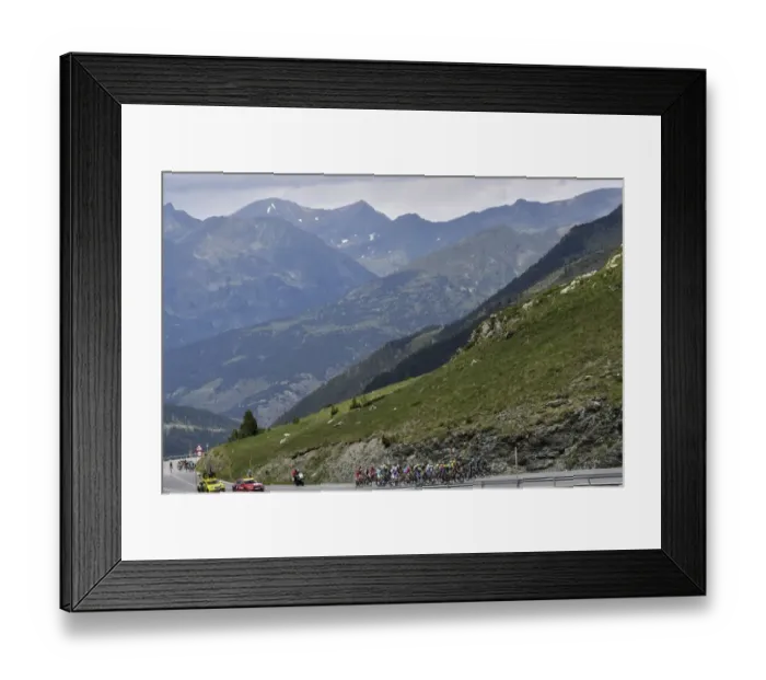 Framed Print : Cycling-Fra-Tdf2016-Pack-Postcard Framed Print : Cycling-Fra-Tdf2016-Pack-Postcard
