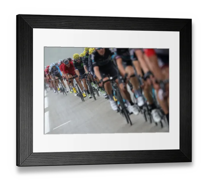 Framed Print : Cycling-Fra-Tdf2016-Pack