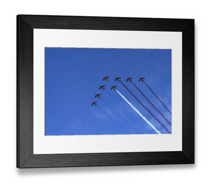 Framed Print : Alphajets of the French Air Force Acrobatic Patrol Framed Print : Alphajets of the French Air Force Acrobatic Patrol