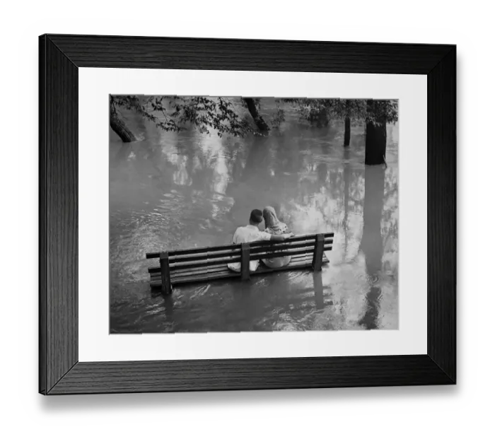 Framed Print : Young American Couple in 1960s New York