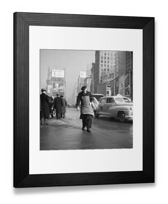 Framed Print : 1950s New York Broadway Framed Print : 1950s New York Broadway