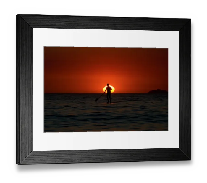 Framed Print : Brazil-Rio-Ipanema-Sunset-Feature