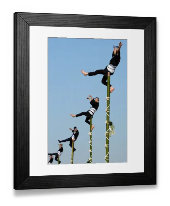 Framed Print : Japan-New Year-Firemen-Review