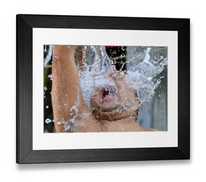 Framed Print : Japan-New Year-Purification
