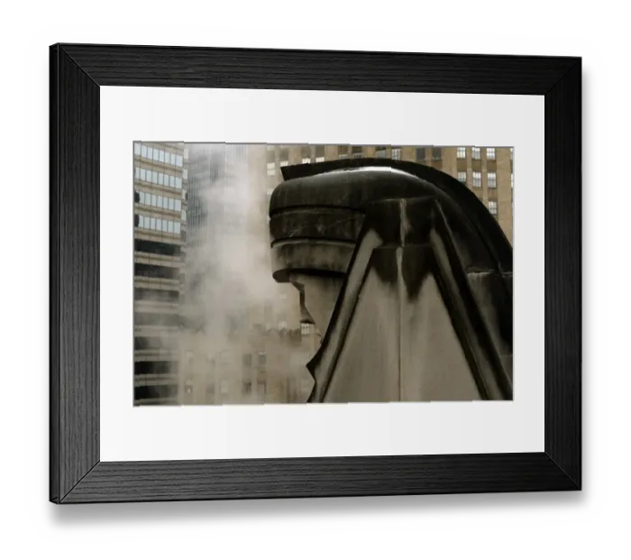 Framed Print : Exchange Place Steam Lower Manhattan