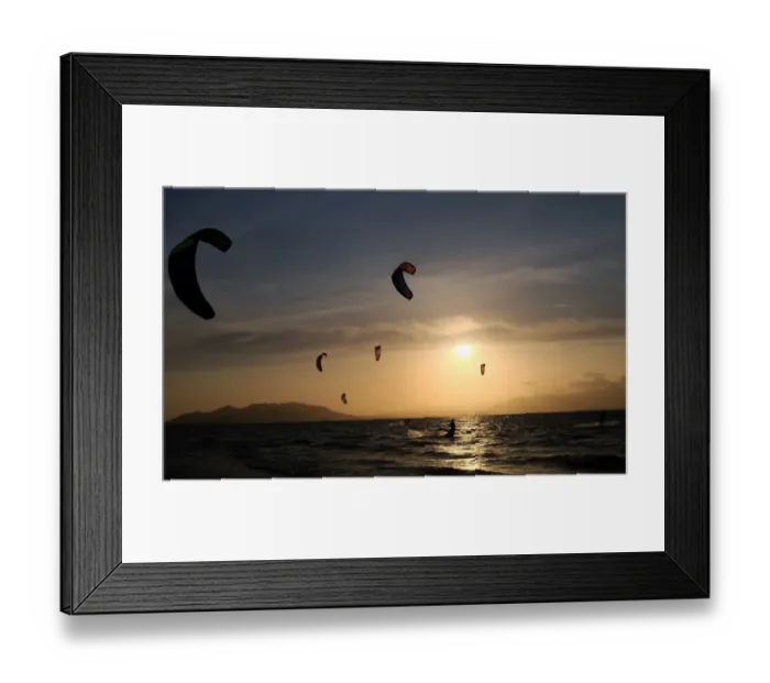 Framed Print : Panama-Feature-Kitsurfer Framed Print : Panama-Feature-Kitsurfer