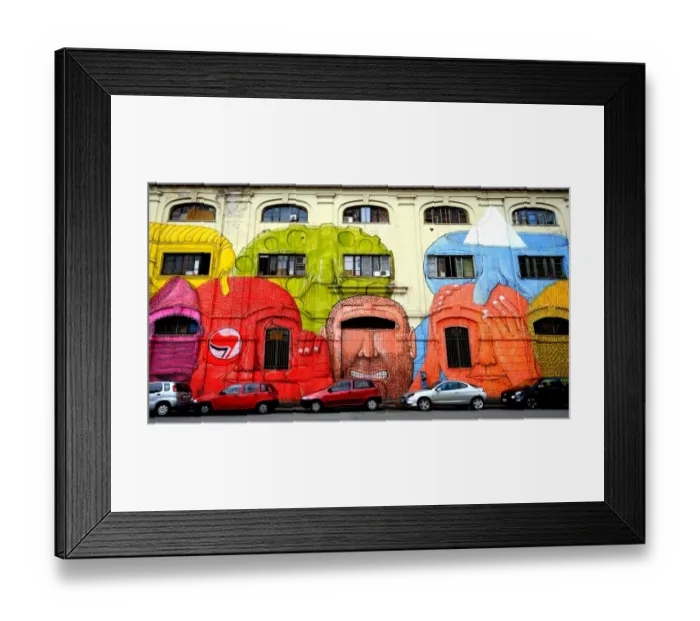 Framed Print : Italy-Street-Features