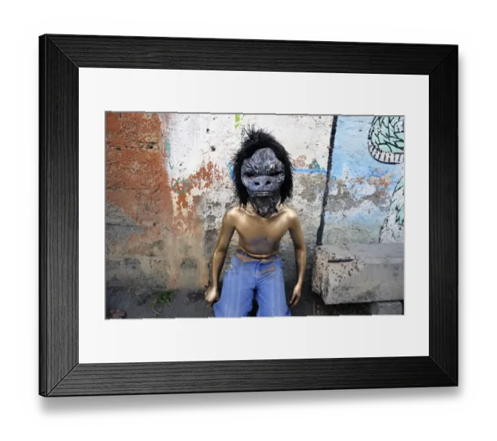 Framed Print : Mexico-Carnival-Los Pintados