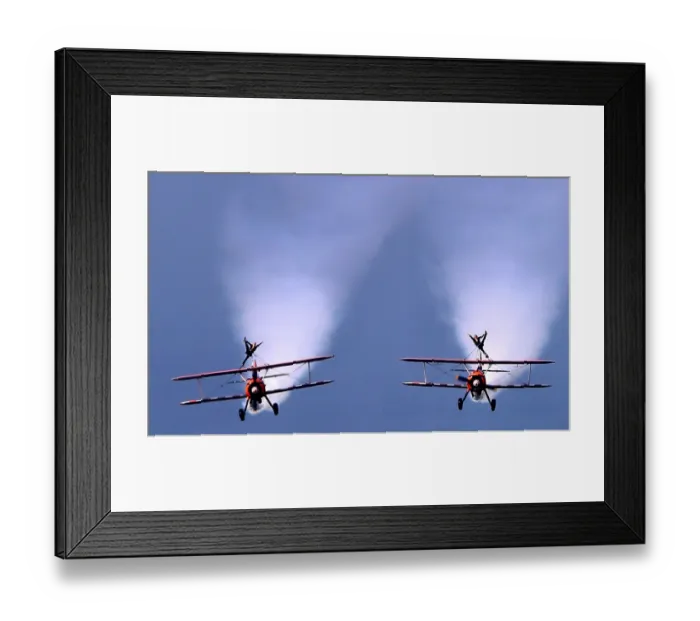 Framed Print : Kuwait-Air-Show-Breitling-Wingwalker Framed Print : Kuwait-Air-Show-Breitling-Wingwalker