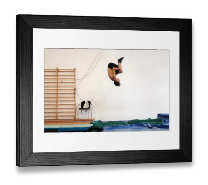 Framed Print : Italy-Rome-Diver-Training Framed Print : Italy-Rome-Diver-Training