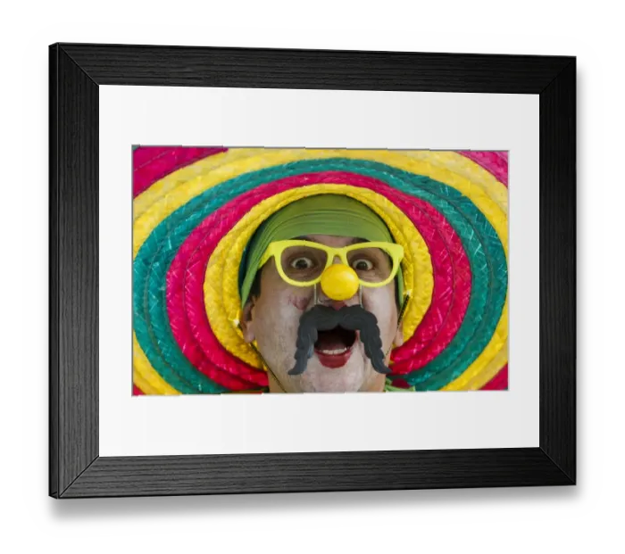Framed Print : FBL-WC-2014-BRA-FANS