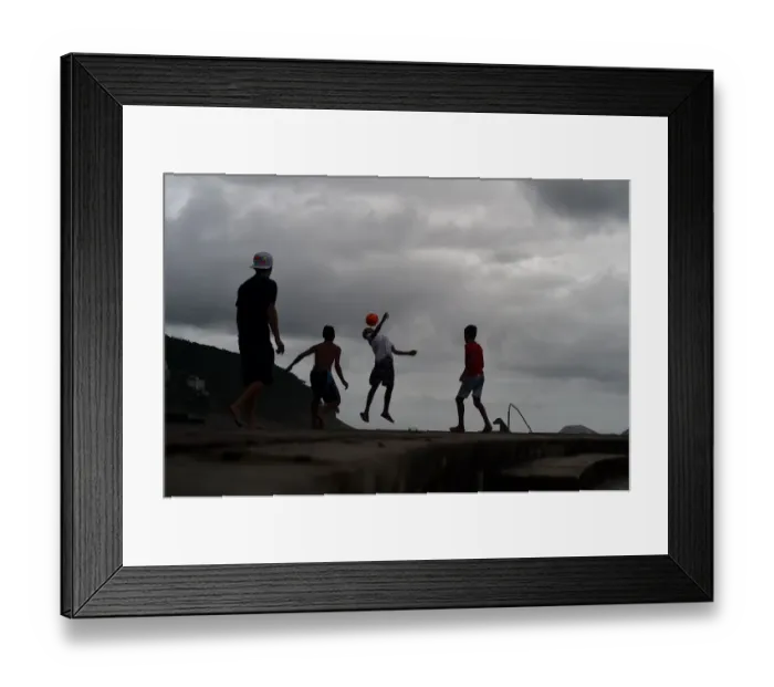 Framed Print : FBL-WC-2014-ENG-BRAZIL