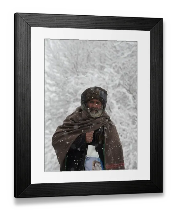 Framed Print : Afghanistan-Weather-Winter Framed Print : Afghanistan-Weather-Winter
