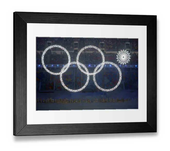 Framed Print : Oly-2014-Opening-Ceremony