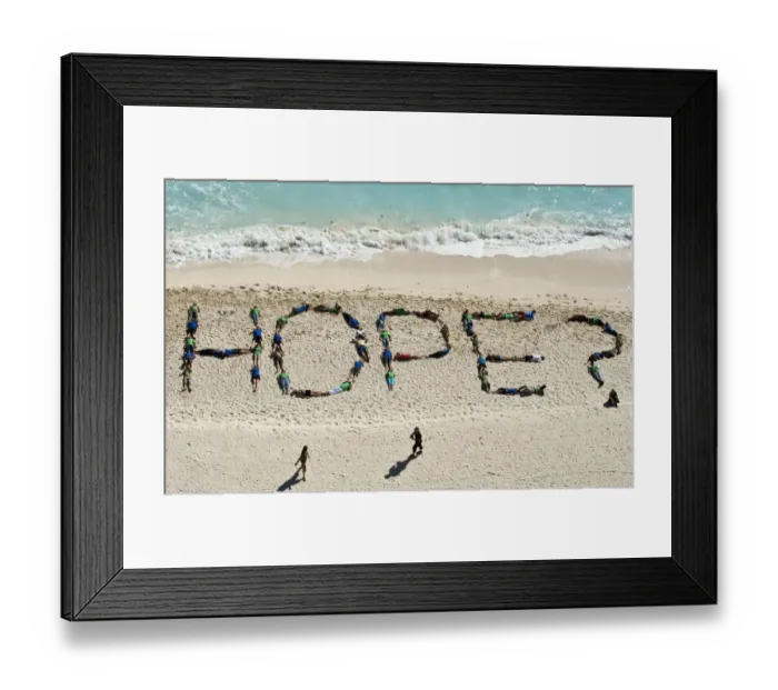 Framed Print : Mexico-Beach-Hope