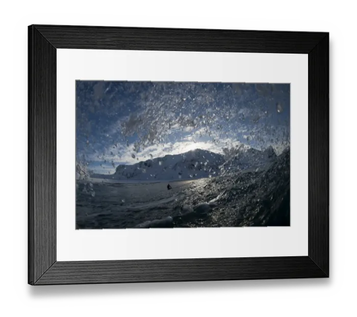 Framed Print : Norway-Extrem-Surfing-Arctic