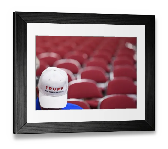 Framed Print : Usa-Trump-Hat