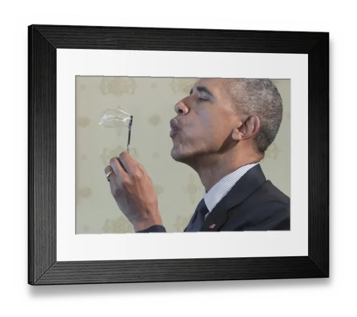 Framed Print : President Obama Attends White House Science Fair