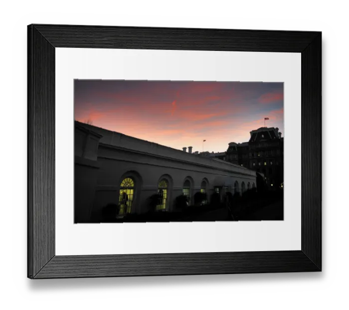 Framed Print : Us-West Wing