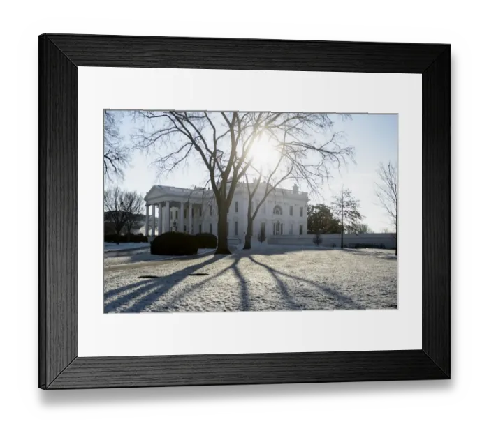 Framed Print : Us-Weather-Politics