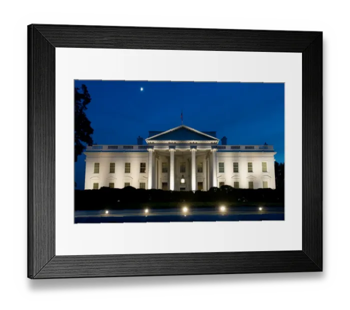 Framed Print : Us-Politics-Bush-Cancer