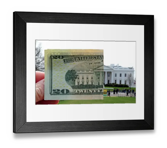 Framed Print : Usa-Washington-White House