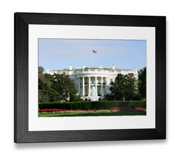 Framed Print : Files-Us-Politics-White House Framed Print : Files-Us-Politics-White House