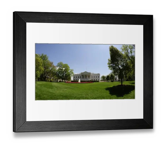 Framed Print : Us-Politics-White House
