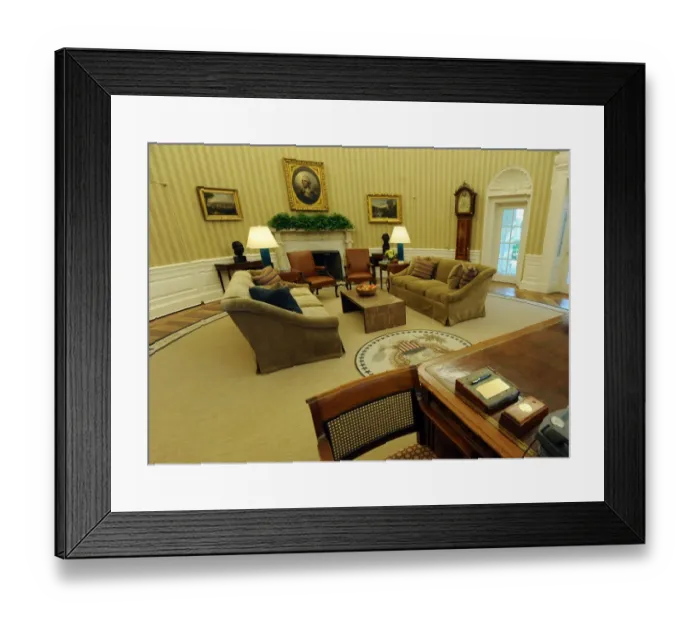 Framed Print : Us-Politics-White House-Oval Office Framed Print : Us-Politics-White House-Oval Office