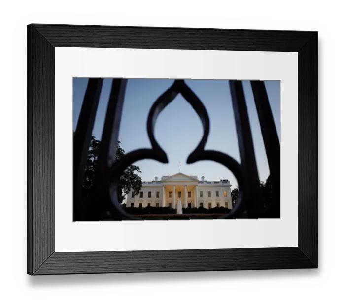 Framed Print : Us-Politics-Feature-White House