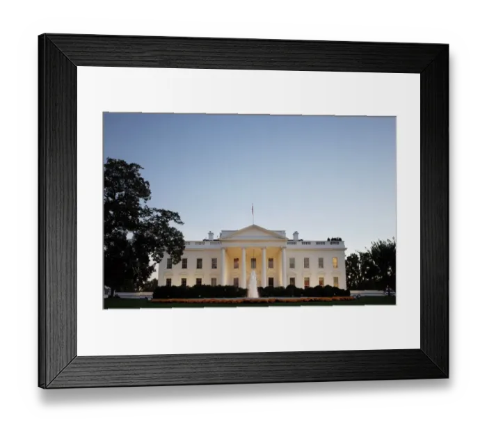 Framed Print : Us-Politics-Feature-White House