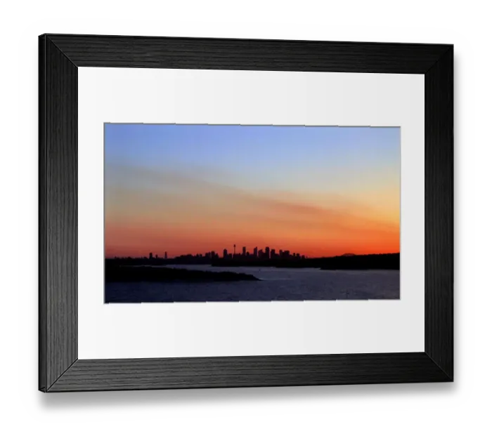 Framed Print : Sydney-Sunset