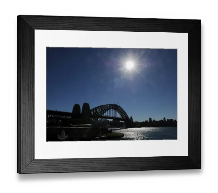 Framed Print : Australia-Weather-Report