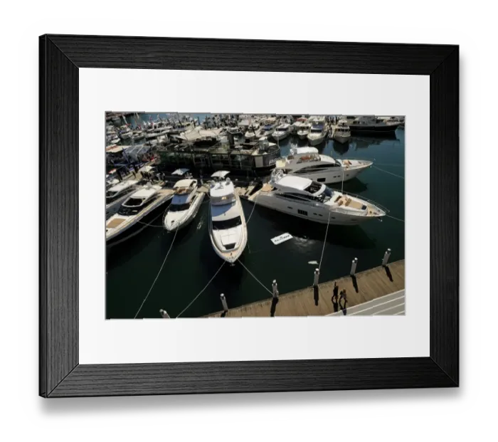 Framed Print : Australia-Leisure-Boating