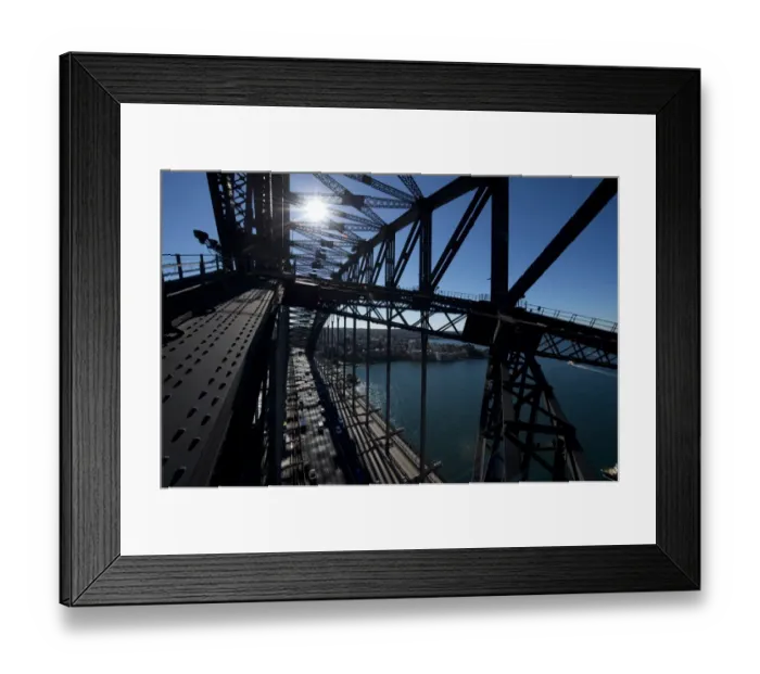 Framed Print : Australia-Lifestyle-Tourism-Bridge