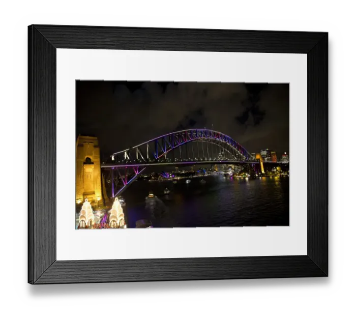 Framed Print : Australia-Festival-Vivid