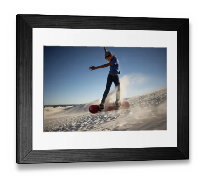 Framed Print : Safrica-Capetown-Sandsurfing Framed Print : Safrica-Capetown-Sandsurfing