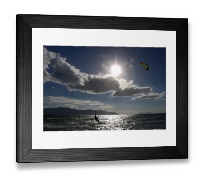 Framed Print : Albania-Kitesurf-Feature