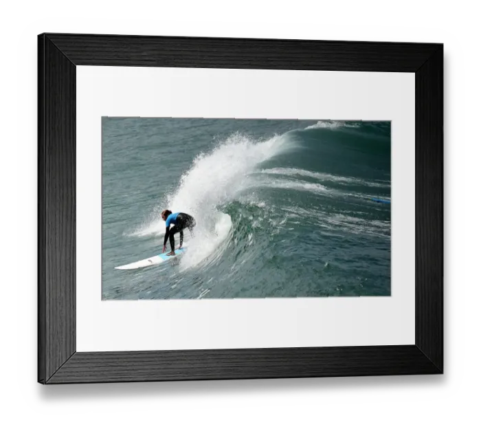 Framed Print : France-Weather-Surfing Framed Print : France-Weather-Surfing