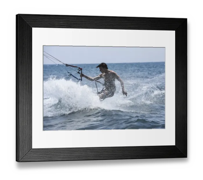 Framed Print : Montenegro-Kitesurf-Lifestyle