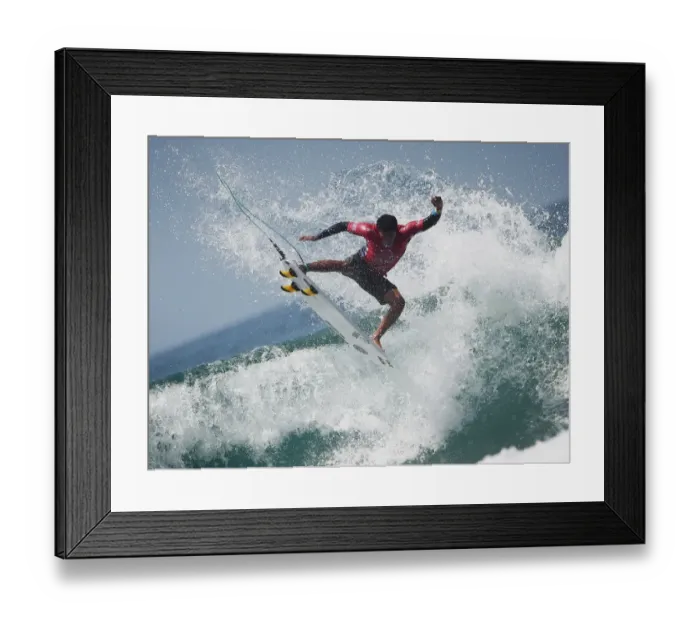 Framed Print : Surfing-Us Open