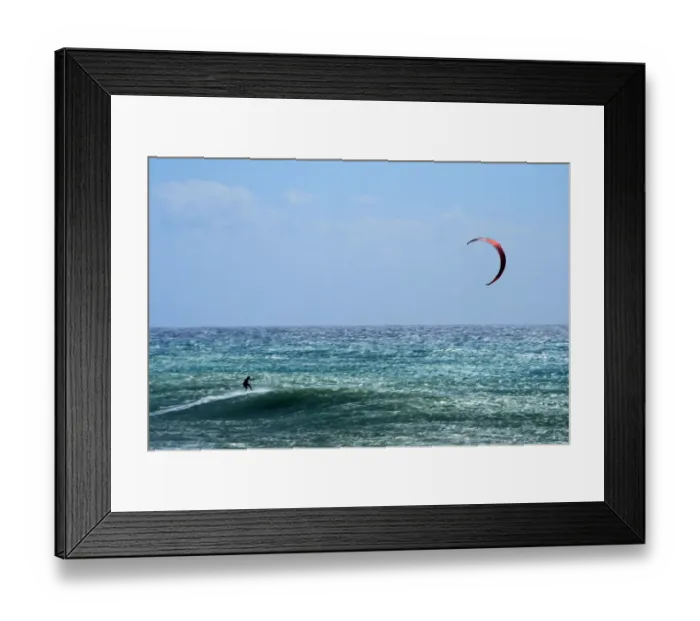Framed Print : Italy-Weather-Kitesurfing Framed Print : Italy-Weather-Kitesurfing