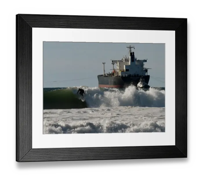Framed Print : Us-Los Angeles-Surf-Ship Framed Print : Us-Los Angeles-Surf-Ship
